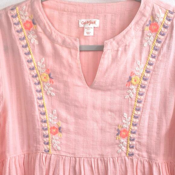 Cat & Jack Peach Colored Boho Styled Blouse For Girls Size XL (14-16) - Picture 3 of 8